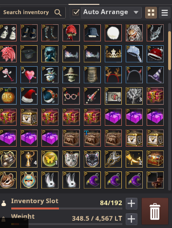 dosa weight inventory and some pearl items.png
